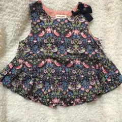 【美品】ワンピース チュニック 80 リバティ センスオブワンダー