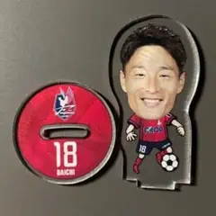 田上大地選手 18番 ミニアクリルスタンド ファジアーノ岡山【サッカーJ1】