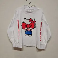 LOWRYS FARM KIDS キティちゃんコラボロンT 110-120cm