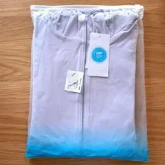 ラッシュガード 長袖 水着 パーカー 接触冷感 夏 UPF50+ パープル