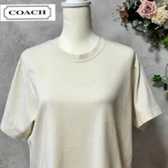 コーチ coach 半袖Tシャツ 立体ロゴ刺繍 ゆったりのサムネイル