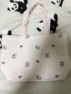 サンリオ　マイメロディ　イブルバッグ　トートバッグ　Ｌサイズ　ピンク　西松屋