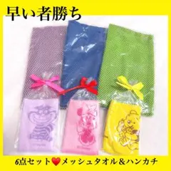 新品未使用♥️6点セット♥️ディズニーキャラクター 6点セット タオル・ハンカチ