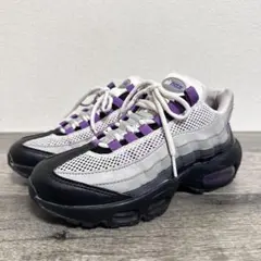 エアマックス95 DH8015-003 スニーカー 23.5cm 黒×灰×紫