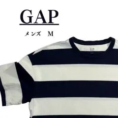古着 GAP ボーダー Tシャツ メンズ Mサイズのサムネイル