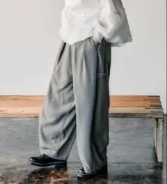 Niko and… モードノームコア ヘリンボン2タックペインターパンツ