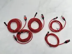 VAFOTON USB マグネット ケーブル 2m 1m 5本セット