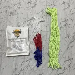 【未使用品】バスケットボール　ネット　ゴールネット2本セット　蓄光タイプのサムネイル