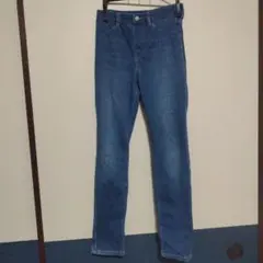 UNIQLO ブルー ストレートデニムパンツ 140