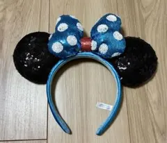 ディズニー ミニーカチューシャ　スパンコール