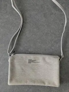 【未使用】zucca3層マルチミニショルダーグレー 取り外し可能ショルダー