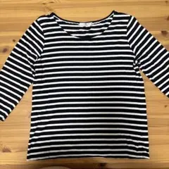 earth music & ecology ストライプ　Tシャツ