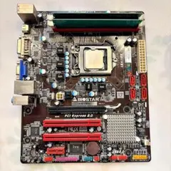 ジャンクBIOSTAR H61MH マザーボード 本体