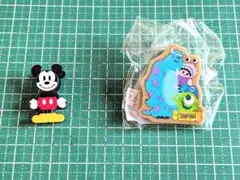 ミッキーマウスとモンスターズインクのクリップ　ミニ　2点セット　ディズニー