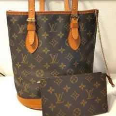 ルイヴィトン　モノグラム　バケット　PM　バケツ型　ポーチ・保存袋付き