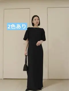 louren puff sleeve pencil dress - メルカリ