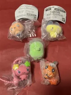 たまごっち　カラフルマルチチャーム＆カプセルフロッキーズ　5個セット