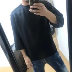 ナノユニバース ポリエステル　7部Tシャツ S