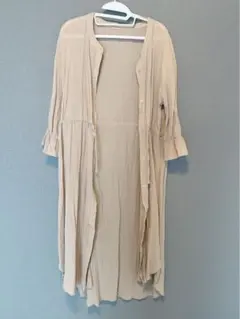 KOBE LETTUCE ガーゼロングガウンシャツ