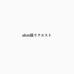 akm様リクエスト