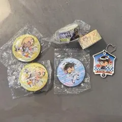 くら寿司　コナン　缶バッジ　マスキングテープ　キーホルダー　6セット