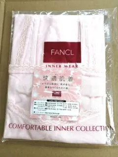 FANCLファンケル快適肌着　涼やかコットンキャミソール　M ライトピーチ③