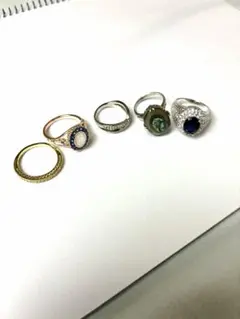 Silver 指輪3点セット 遺品整理 - メルカリ