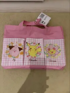 ポケットモンスター プラチナムザッカ ポケット付トートバッグマチ付