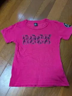 RAD CUSTOM Tシャツ ピンク ROCKロゴのサムネイル