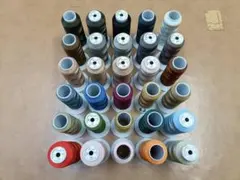 <008>#50番・ポリエステル100％・ミシン糸・30色30本セット