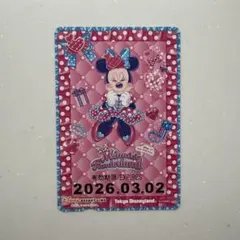 【コレクション用】ミニー　フリーきっぷ　ミニパル　使用不可