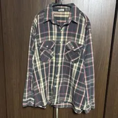 90s FIVE BROTHER ヘビーネルシャツ　XL USA製