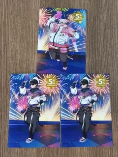 【3枚セット】 ドズル社 5周年 ブロマイド ぼんじゅうる おおはらMEN