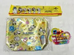 スヌーピー　ホテル京阪ユニバーサルタワー宿泊者限定ポーチ　こども歯ブラシ