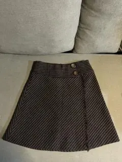 スカート　フレアミニスカート　冬物スカート