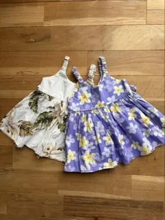花柄ワンピース　２枚セット　 6M ベビー