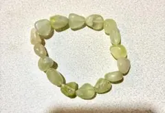 天然石 緑色 ブレスレット フリーサイズ