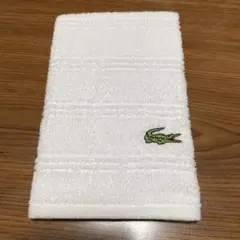 LACOSTE ホワイト タオルハンカチ 2箱セット