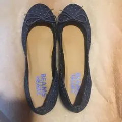 beamsharatドットバレエシューズ