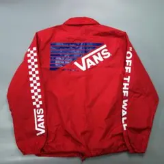 わ*た様 9840 VANS バンズ コーチジャケット 赤 メンズ S