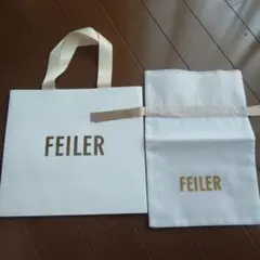 FEILER ショップ袋セット ホワイトのサムネイル
