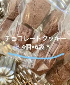 チョコレートクッキー4個×6袋 *のサムネイル