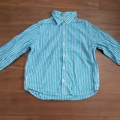 グリーンレーベル　キッズ　ストライプシャツ　ユナイテッドアローズ