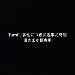 Tumi◇多忙につきお返事お時間頂きます様専用