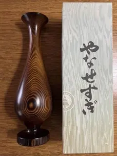 やなせ杉 花瓶 木製 フラワーベースのサムネイル