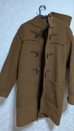 UNIQLO ブラウン ダッフルコート フード付き