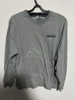 ポケットモンスター カビゴン M グレー長袖Tシャツ カットソー