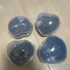 青いハート型カプセルトイ4個セット