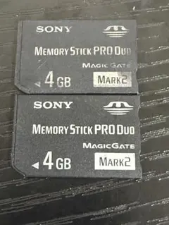 SONY Memory Stick PRO Duo 4GB 2個セット