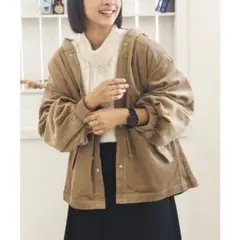 【美品】 ミリタリージャケットコーデュロイ　クラシカルエフ